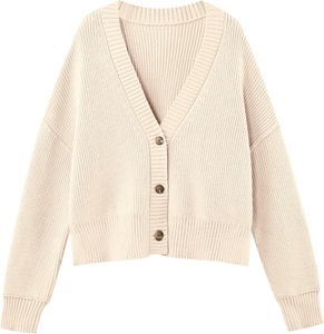 Suéter de Mujer Personalizable con Botones al Frente, Tejido por Computadora, Manga Larga, Alta Calidad, Transpirable, Ropa Casual de Invierno - Product Image 6