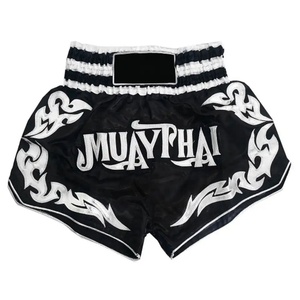 New Custom High Quality Men's Boxing Gym Fitness Drying Workout <b>Stretch</b> Shorts with Pockets - Product Image 5