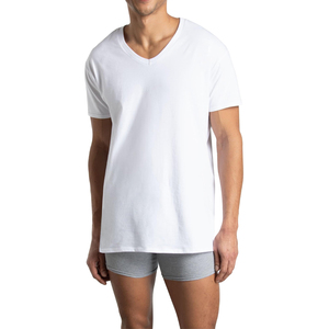 Camiseta de algodón de 330 g/m² para hombre, súper pesada, de 300 g/m², gruesa, oversize, con hombros caídos, cuello redondo y corte holgado. - Product Image 5