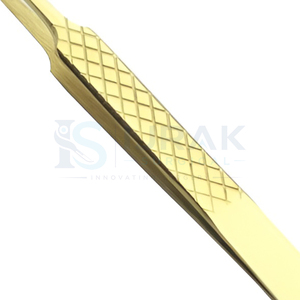 Pince à épiler de précision antistatique en acier inoxydable à pointe affûtée pour séparation des cils, modèle Ijrak chirurgical amélioré, vente en gros - Product Image 2