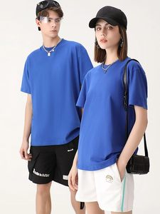 เสื้อยืดโอเวอร์ไซส์ผ้าฝ้ายแท้ 100% น้ำหนัก 220 กรัม พิมพ์ลายตามสั่งที่ไหล่ สไตล์ฮิปฮอป ไซส์ใหญ่พิเศษ ผ้าฝ้ายแท้ 100% ทรงบ็อกซี่ สำหรับผู้ชาย - Product Image 5