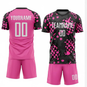 Soccer Uniform Set Custom Team Jersey And Shorts Breathable Quick Dry Fabric Professional Training Match Wear - Product Image 1