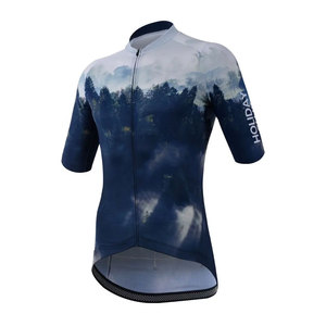 Camiseta de Ciclismo para Hombre, Manga Corta, Sublimada, Transpirable, de Poliéster, para Bicicleta de Montaña, Deportiva, para Adultos - Product Image 1