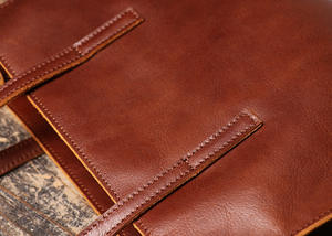 100% Genuine Leather <b>Zipper</b> Closure Eco-Friendly <b>Tote</b> <b>Bags</b> for Women Handmade Luxury Fashion Design Shoulder Handbag. - Product Image 5