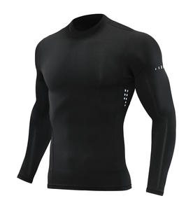 Camiseta Deportiva de Compresión de Manga Larga para Hombre, Transpirable, de Secado Rápido, Antiarrugas, Capa Base para Entrenamiento en el Gimnasio - Product Image 2