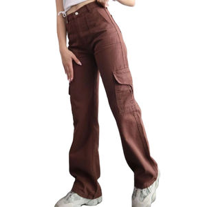 Pantalones Cargo de Invierno Personalizados para Mujer, Pantalones de Algodón de Alta Calidad, Impermeables, Casuales, de Corte Regular - Product Image 3