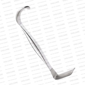 เครื่องมือผ่าตัดเสริมหน้าอกแบบโค้ง Tebbetts Double-Ended Retractor ขนาด 9-1/2 นิ้ว (24.5 ซม.) 7/8 x 1-1/2 นิ้ว ยี่ห้อ Vaslcare - Product Image 4