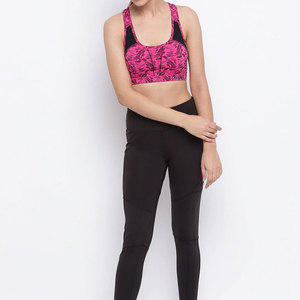 Women's 2025 Latest Design Gym Wear Custom Logo Printing Breathable High Support Seamless Sports Bra Lightweight Cheap Price - Product Image 5