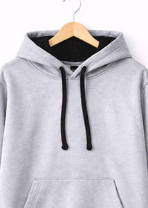 เสื้อฮู้ดดี้พรีเมียมทรงโอเวอร์ไซส์สำหรับผู้ชายและผู้หญิง  รับสกรีนโลโก้ ผ้าฝ้ายฟลีซ ผลิตโดยผู้ผลิตเสื้อผ้าสตรีทแวร์ - Product Image 3