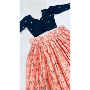 Hermosa Impresión digital Lehenga Choli para mujer para ropa de fiesta - Product Image 2