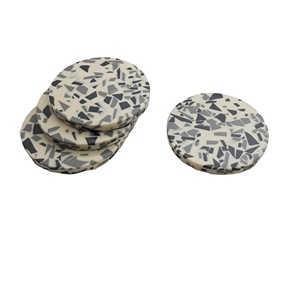 New Development Acacia Wood and Resin with Metal Inlay with High Quality Polished Custom Coasters Hot Selling 2026 - Product Image 6