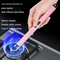 Allume-cigare électronique DEBANG Plasma ARC, anti-vent, longue portée, rechargeable par USB, sûr et portable.