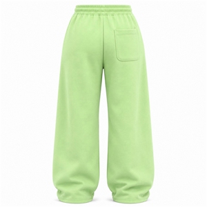 Relaxed Women Wide Leg Trousers Oversized Sweatpants Soft <b>Fleece</b> <b>Jogger</b> Pants Drawstring Elastic Waist Cotton Blend Lounge Wear - Product Image 2