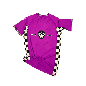 Saqibandco Rashguard de compression noir pour homme, coupe ajustée, séchage rapide, en polyester, pour arts martiaux mixtes, avec logo imprimé sur le devant - Product Image 6