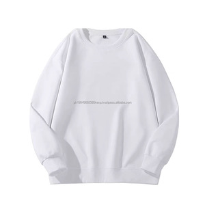 เสื้อสเวตเชิ้ตคอกลมคอกลมผ้าฝ้าย100% 460GSM เฮฟวี่เวทปรับแต่งได้สีทึบ - Product Image 1