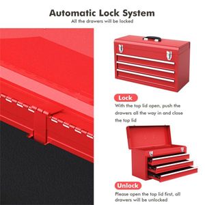 Cassetta degli Attrezzi in Lega di Alluminio con Ruote, Dimensioni Personalizzabili, Impermeabile, in Materiale PC PP per Conservazione Utensili, Include Vassoio Accessorio - Product Image 5