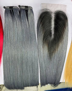 ราคาโรงงาน ผมแท้ 100% ไม่ผ่านการแปรรูป  จัดเรียงเส้นผมอย่างดี มีจำหน่ายหลายขนาด  แบบปิดหน้าผากด้วยเชือกผูก - Product Image 3