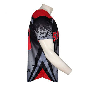 Conjunto de Uniforme de Béisbol para Hombre con Camiseta Abotonada y Pantalones con Cintura Elástica, Kit de Uniforme de Béisbol para Jugadores con Personalización Completa - Product Image 4