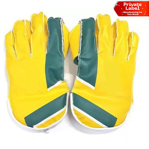 Gants de gardien de but de cricket en caoutchouc renforcé, équipement de match robuste, doublure extra douce, gants de gardien de but de cricket - Product Image 1