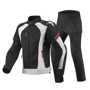 Pantalon de moto unisexe noir coupe-vent % polyester grande taille séchage rapide respirant 300g toutes saisons équipement de protection - Product Image 1