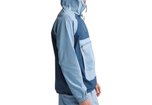 Men's Color Block Hooded Quarter-Zip Windbreaker <b>Jacket</b> with Front Pocket Quick Dry <b>Lightweight</b> <b>Summer</b> Casual Outerwear - Product Image 4