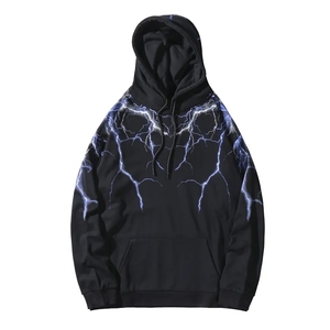 Sweat-shirt à capuche zippé surdimensionné pour homme, style streetwear, vintage, double couche, délavé à l'acide, effet usé, personnalisable, vente en gros - Product Image 2