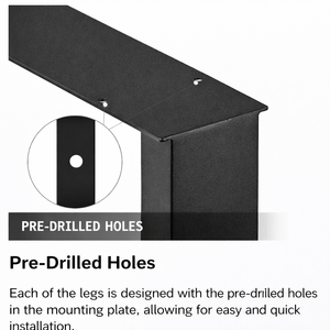 Vietnam Manufacturer Stainless Steel Square Dining <b>Table</b> <b>Legs</b> Midcentury Heavy Duty Furniture Base Easy Install OEM EDPTBL000 - Product Image 4