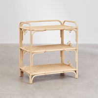 Meubles de chambre d'enfant de bonne qualité, table à langer en rotin canné, tables à langer en vente