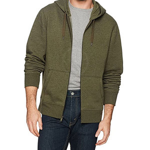 Sweat à capuche zippé pour homme, tissu respirant, fermeture éclair intégrale, coupe confortable, idéal pour l'entraînement, les tenues décontractées et les séances de sport. - Product Image 3