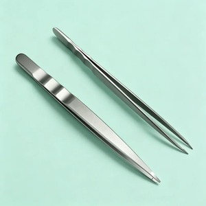 Pinzas de Cejas de Punta Recta Personalizadas de Acero Inoxidable BAFA SURGICAL INSTRUMENTS, Pinzas de Alta Calidad, Ligeras y Duraderas para Pestañas - Product Image 3