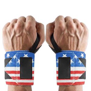 สายรัดข้อมือแบบปรับได้ ระบายอากาศได้ดี ทำจากนีโอพรีน สำหรับยกน้ำหนัก พร้อมห่วงรัดนิ้วโป้ง สำหรับผู้ชายและผู้หญิง - Product Image 2