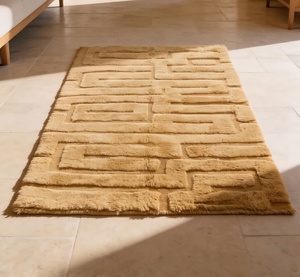 Alfombra Bereber Beni Ourain Anudada a Mano, Alfombra Marroquí de Lana Personalizada, Auténtica Alfombra Beni Ourain Marroquí Tejida a Mano - Product Image 4