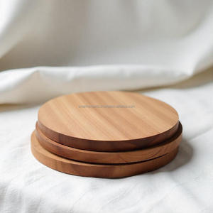 Sous-verres en bois faits à la main pour décor de bureau à domicile Protection de table rustique naturelle pour tasses à café et thé Fournisseur en vrac de l'Inde - Product Image 4