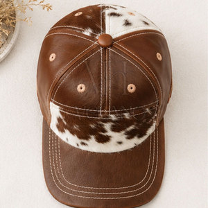 2026 Premium Genuine Cowhide Leather Cowboy <b>Hat</b> for Men <b>Western</b> Style Wide Brim Outdoor Riding <b>Hat</b> Cowhide Leather <b>Hat</b> - Product Image 4