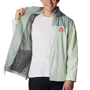 Chaqueta Impermeable con Capucha para Hombre, de Lona, Transpirable, Resistente al Viento, con Cierre, Talla Adulto, Precio Económico, Superventas - Product Image 3