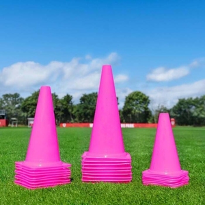 Conos de entrenamiento para ejercicios de fútbol, conos de plástico para marcar ejercicios deportivos, conos de entrenamiento físico, fabricante de equipos de Pakistán. - Product Image 1