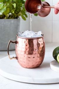 Hammered copper mug set sapphire voyage beverage <b>cups</b> <b>reusable</b> cocktail drink mugs premium durable collection - Product Image 2