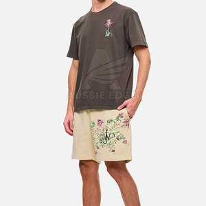 T-shirts brodés pour hommes, nouveau style, personnalisables, séchage rapide, avec logo personnalisé - Product Image 3