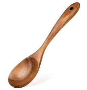 Cuchara de servir de madera premium para el hogar, cocina, restaurante, buffet y servicio de alimentos - Product Image 3