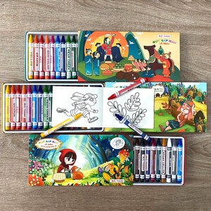 ชุดสีเทียนคุณภาพสูงแบบกำหนดเองได้ 18 สี ชุดสีเทียนปลอดสารพิษ - Product Image 3