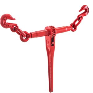 Fibbie a cricchetto a catena da 5/16 3/8, capacità 6600 libbre, strumento per il trasporto di carichi con impugnatura in alluminio e denti in acciaio - Product Image 6