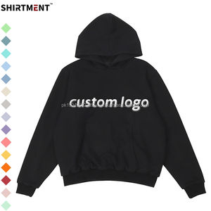 Diseñador Oversized Pull-Over Sudaderas con capucha para hombre Algodón orgánico 320gsm Impresión 3D Entrenamiento de invierno Sin cordón - Product Image 2