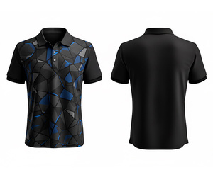 Polo de Sublimación Completa con Tecnología de Tejido Antipilling para Hombres, Mujeres y Jóvenes, de Secado Rápido y Ajuste Activo - Product Image 5