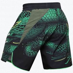 Best Quality Low Price Custom MMA Fight <b>Shorts</b> Men <b>Grappling</b> Boxing Breathable Quick Dry Stretch Spandex/Polyester OEM Printed - Product Image 5