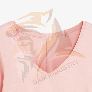 Camisetas de Mujer de Color Liso, Servicio OEM, Diseño Personalizado, Tallas Grandes, Secado Rápido, Transpirables, Ropa de Verano - Product Image 5