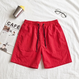 Custom Orange Nylon <b>Men</b> Swim Shorts Quick Dry Beach Board Shorts Elastic Drawstring Swim <b>Trunks</b> Wholesale Swimwear Manufacturers - Product Image 5