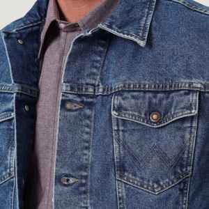 แจ็คเก็ตเดนิมผู้ชายแบบขายส่งสั่งทำพิเศษ เคลือบผิว ทนลม สไตล์วินเทจ บอมเบอร์ ขายดี เสื้อผ้าสตรีทแวร์ - Product Image 5