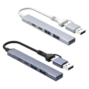 Hub USB 3.0 Tipo C de 5 Puertos, Estación de Acoplamiento Ultra Delgada de Aleación de Aluminio, Expansor para Laptop, PC, MacBook, en Stock, Alta Velocidad - Product Image 6