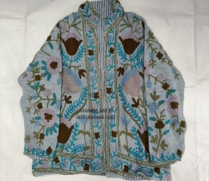 Cotton Jackets From India Women Cotton Winter Jackets India Embroidery Work Jackets Fashion Jacket From India Bohemian Jacket - Product Image 3