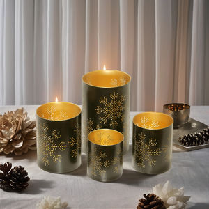 Set of Four Creative Metal <b>Tea</b> <b>Light</b> <b>Holders</b> Various New Designs for Home Decoration Festive Occasions-Christmas or Weddings - Product Image 1